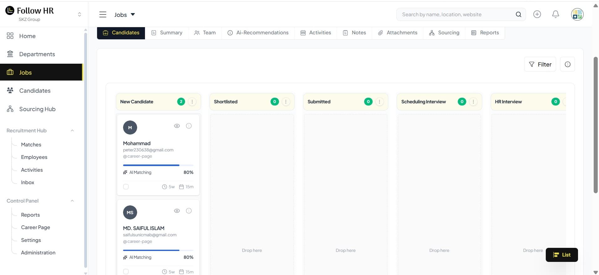 Filtering, Search, and Segmentation